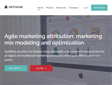 Tablet Screenshot of optimine.com